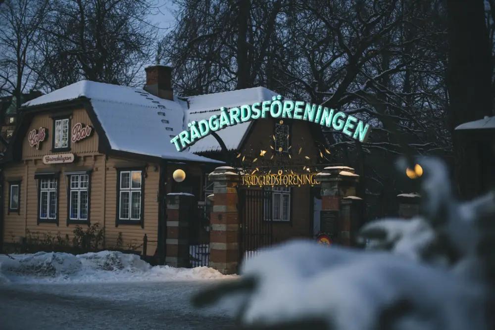 Trädgårdsföreningen under vintern